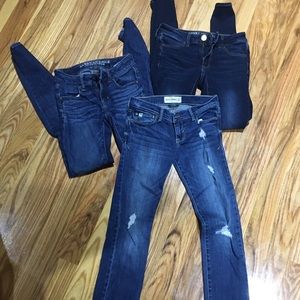 Abercrombie size 12-American Eagle size 00.